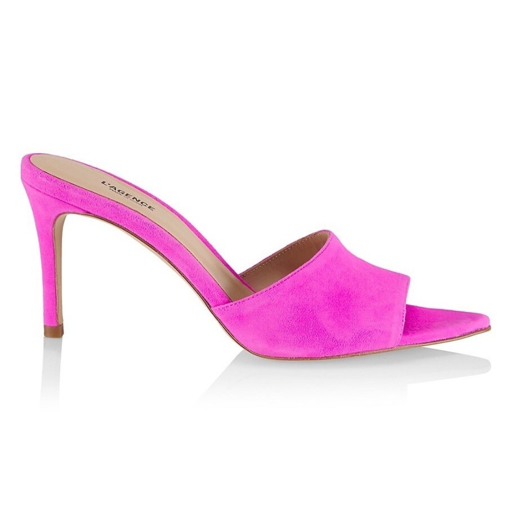 L'AGENCE Pink Mules